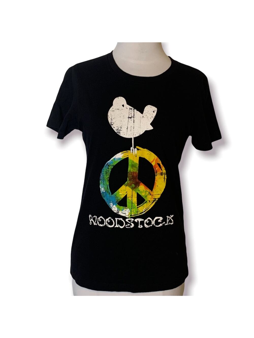 Woodstock graphic‎ tee T-shirt rock n roll New York